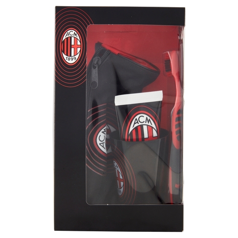 ACM 1899 Dentifricio alla Menta 75 ml, Spazzolino Medio, Bicchiere, Fan Bag